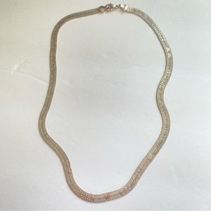 Unique Herringbone Silver.925 Choker